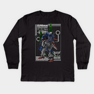 GN-001 Gundam Exia Kids Long Sleeve T-Shirt